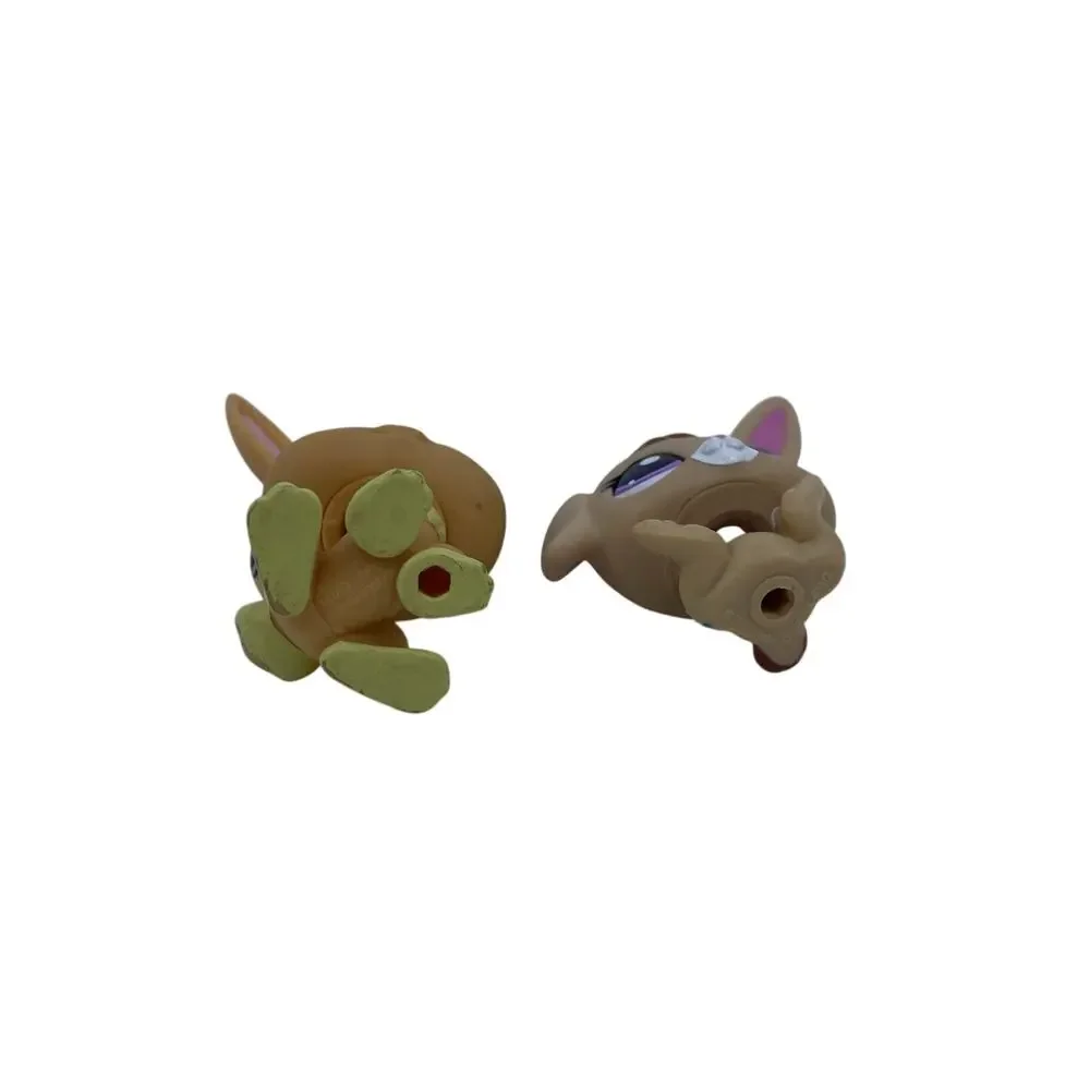 Littlest Pet Shop LPS Bunny Rabbit Lot #982 & #1565 Hasbro Authentic Figures